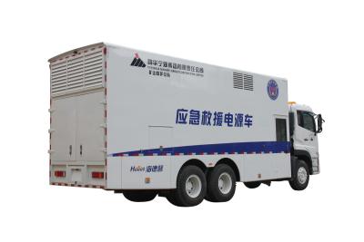 China Sound Less High Power Mobile Power Plant , Truck Mounted Diesel Generator for sale