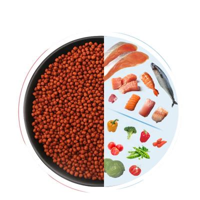 China Aquarium Viable Ornamental Fish Food Pellet Floating Feed For Flower Horn Fish Pet Food for sale