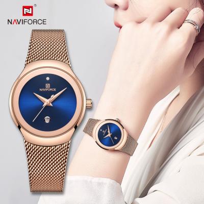 China Full Calendar Naviforce Fashion Quartz Women Watch In Wristwatch For Girl Relogio Feminino Female Luxury Lady Watches 5004 for sale