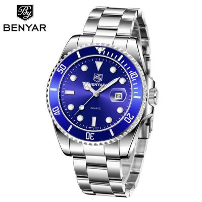 China 2021 New Date BENYAR 5161 Automatic Men Watch Top Luxury Brand Simplicity Casual Men Quartz Wristwatches Watches Men Luxury Wrist Top for sale