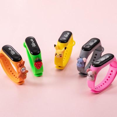 China Anak Automatic Wholesale Cheap Automatic Electronic Wrist Watch Children's LED Digital Date Silicon Watch Kids LED Digital Watch Gift Murah Jam Tangan for sale