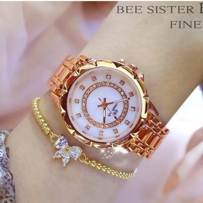 China Diamond Wrist Watches Luxury Ladies Wrist Watch Quartz Woman Day/Date Watches Watch For Women for sale