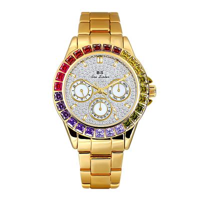 China Diamond Luxury Women's Watch Women's Watches New Date BS Automatic Bee Sister 2021 Waterproof Women's Watches Full for sale