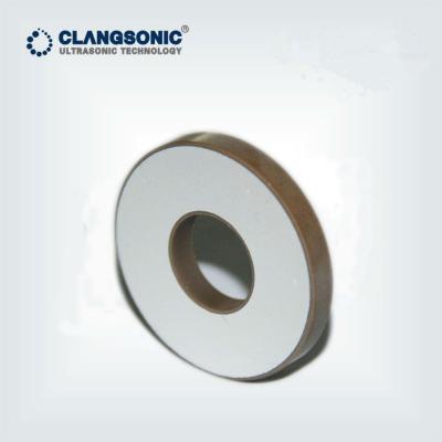 China Pzt P4 Piezoelectric Ceramic Ring For Ultrasonic Transducer Manufacturer for sale