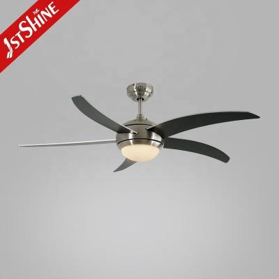 China 52 Inch AC Remote Control LED Ceiling Fan with Light Input Voltage 110-240V/50Hz-60Hz for sale