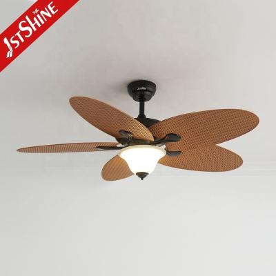 China Remote Control 1stshine Ceiling Fan Light with 5 ABS Fancy Design Blades and LED Lighting for sale