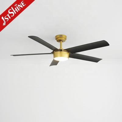 China 52-Inch DC Motor Ceiling Fan Modern Decorative Low Watt Fan with Remote Control and 10- for sale