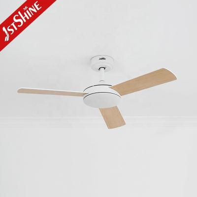 China App-Controlled Reversible Motor Ceiling Fan with Remote Control and White MDF Blades for sale