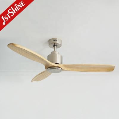 China Solid Wood Blades DC Ceiling Fan with Large Airflow Class A Energy Efficiency Rating for sale