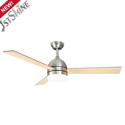 China 52 Inch AC100% Copper Motor Electric Ceiling Fan with Remote Control and 3 Plywood Blades for sale