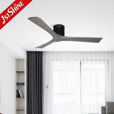 China 1stshine Hotel Ceiling Fan with Remote Control and Low Voltage Solid Wood Blades for sale