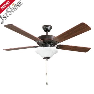 China Living Room 52 Inch Ceiling Fan with Metal MDF Decorative Lighting and LED Light 10 for sale