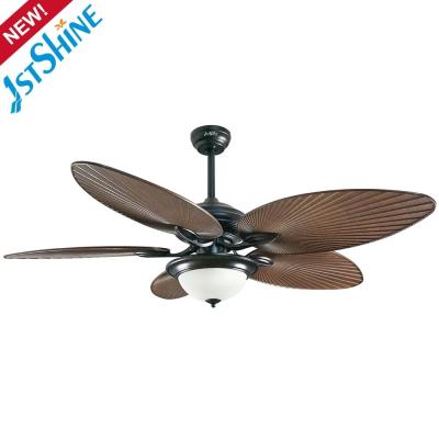 China Hotel Decorative 56 Inch Ceiling Fan with Light and Remote Control in Traditional Style for sale