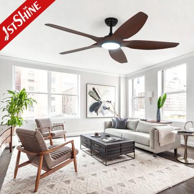 China living room Fancy 52 Inch LED Ceiling Fan ABS Blade Body LED Lamp Air Cooler for sale