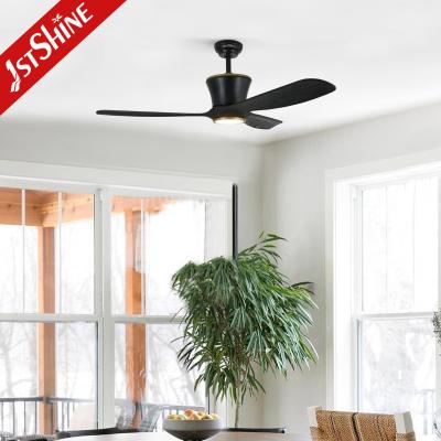 China 6 Speeds Smart Timing Quiet DC Motor 52 Inch Ceiling Fans With 3 Reversible Blades for sale