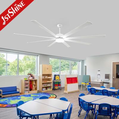 China 84 Inch Aluminum Metal Blade Ceiling Fan Brushless Inverter Motor for sale