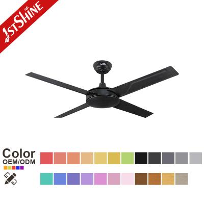 China 35 Watt Metal Blade Ceiling Fan Energy Saving Silent Decorative for sale