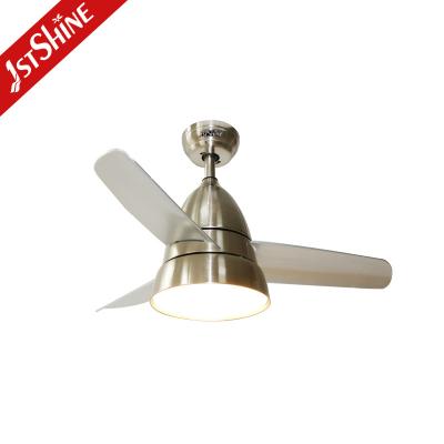 China Small Size 36 Inch Metal Blade Ceiling Fan Electric 3 CLR Brightness for sale