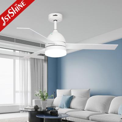 China 3 Plywood Dimming Modern LED Ceiling Fan 52 Inch Three Speeds for sale