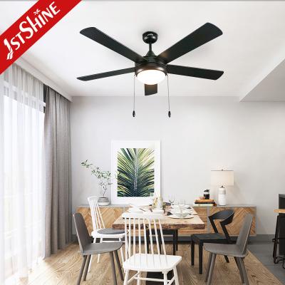 China 110V 220V AC No Sound Ceiling Fan Modern Design Plywood Blades for sale