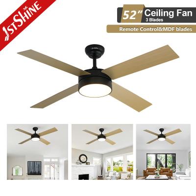 China 52 Inches Indoor Ceiling Fan With Light DC Motor Amart Control for sale