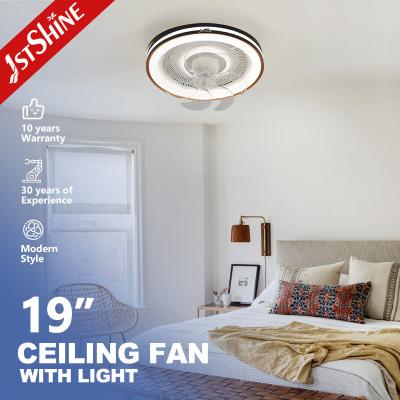 China 360 Degree Rotation LED Ceiling Fan With Swing Head , Indoor Bedroom Fan Light for sale