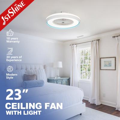 China Fan montada techo de poco ruido de la caja de la luz de la fan de techo del dormitorio 4000K en venta