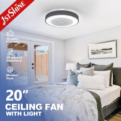 China ETL Dimmable 3 Color Bedroom Ceiling Fan Light 20inch for sale