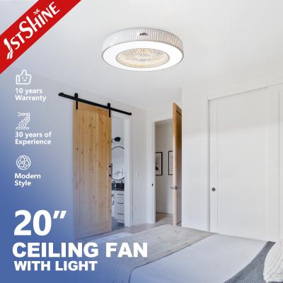 China Diameter 20in 15W Motor LED Ceiling Box Fan For Bedroom for sale