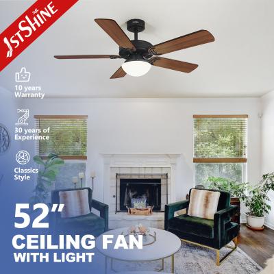 China 5*MDF Blades Living Room Ceiling Fan Electric Cold Air E27 LED Chandelier Fan for sale