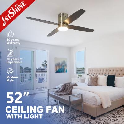 China 1stshine Antique Brass Color LED Ceiling Fan with Remote Vintage Style and Natural Wind for sale