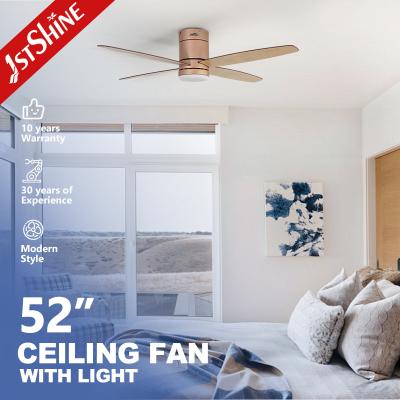 China Indoor 4 Blades LED Ceiling Fan with Remote Control 110-230V Dimmable Lighting for sale