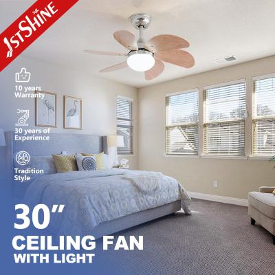 China Tradition Ceiling Fan Lamp DC Motor Energy Saving 6 MDF Blade for sale