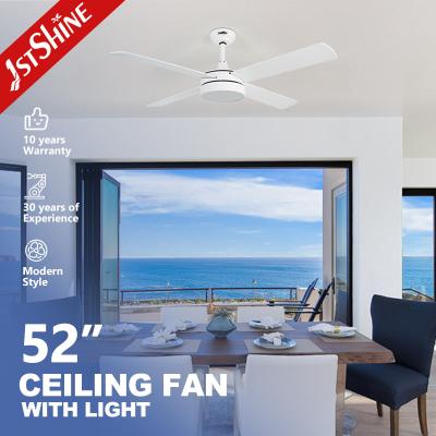 China Luz moderna de la fan de techo de la cuchilla de poco ruido de 4 MDF de DCF-W986 35W LED para el dormitorio en venta