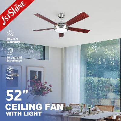 China 110V/50Hz Voltage 1stshine Ceiling Fan with 52 Inch Air Cooling Motor and Remote Control for sale