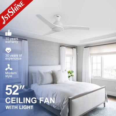 China CE Decorative Energy Saving Flush Mount Ceiling Fan With LED Light Remote Control for sale