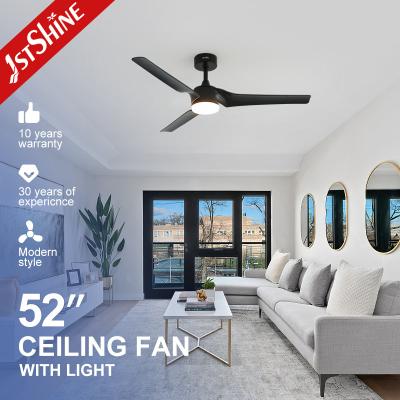 China High Airflow LED Ceiling Fan 220V Simple Design with Remote Control and Light Source for sale