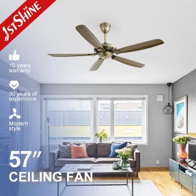 China 57 Inch Farmhouse Low Profile Dc Motor Ceiling Fan With Remote Control for sale