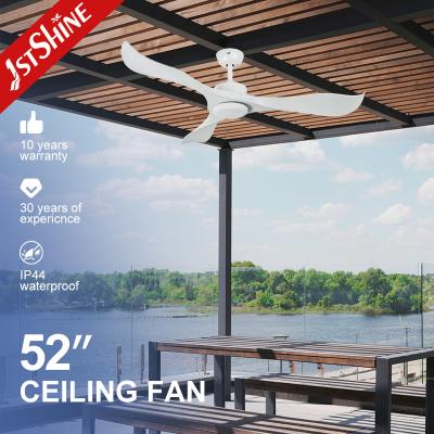 China Outdoor Waterproof ABS Plastic Ceiling Fan With Remote Control for sale