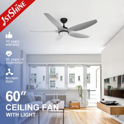 China ABS DC Motor Low Noise Silent Ceiling Fan With LED Light For Kitchen Restaurant for sale