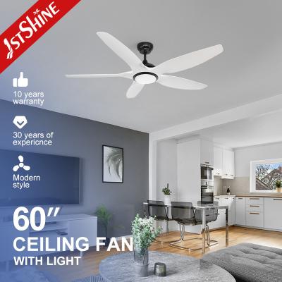 China 6 Speed Low Noise Dimmable LED Ceiling Fan ABS Blade DC Motor for sale