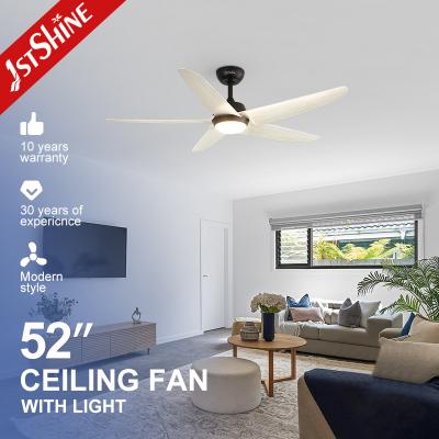 China LED 5 Blade Ceiling Fan , Living Room Quiet High Speed DC Ceiling Fan for sale