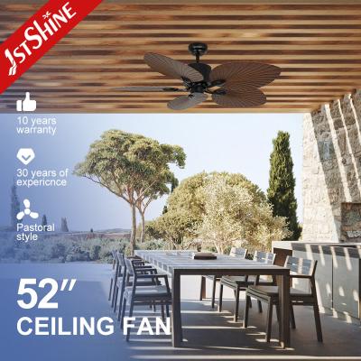 China Home Hotel Office 52 Inch 100% Copper Motor 3 ABS Blades Ceiling Fan Lamp with Pull Chain for sale