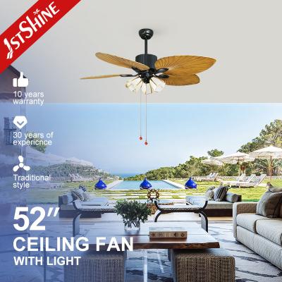 China Living Room Functionality Decorative Design 52 Inch ABS Blades Ceiling Fan with Light for sale