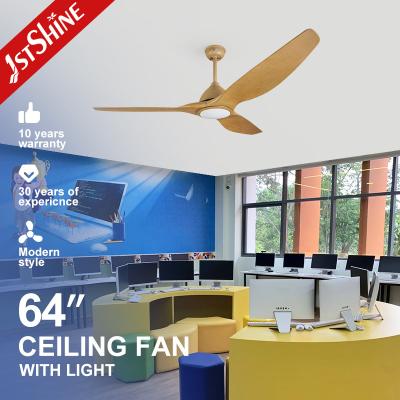 China Kitchen 15cm Suspender Length Modern Plastic Blade DC LED Exhaust Ceiling Fan with 2- for sale