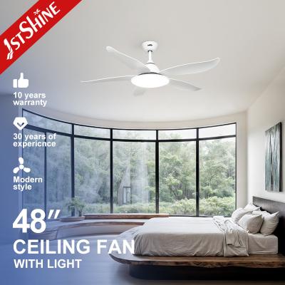 China 1stshine Ceiling Fan 10 for Motor Easy Clean Black Plastic Blades Remote Control and Light for sale