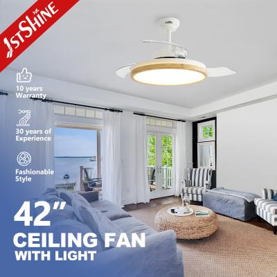 China 42 Inches Decorative Ceiling Fan with Remote 3000K/4500K/6000K Color Temperature and 2- for sale