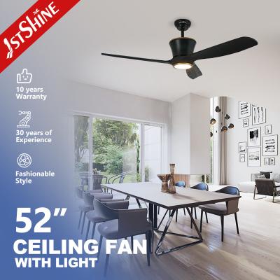 China 6 Speeds Smart Timing Quiet DC Motor 52 Inch Ceiling Fans With 3 Reversible Blades for sale