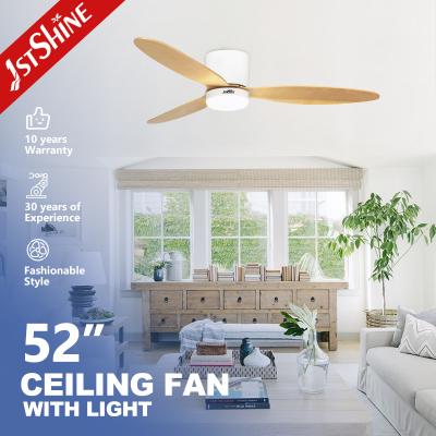 China 1stshine 52 Inches LED Ceiling Fan with Light and Remote Control Home Office Lightin for sale