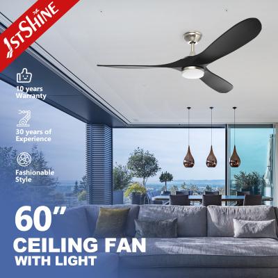 China 220v Modern Wood Ceiling Fan With Light Chandelier For Bedroom for sale